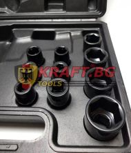 Пневматичен гайковерт 1/2 1200n-m с вложки KrafT