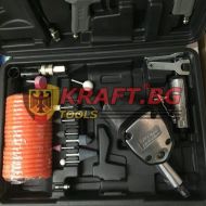 Пневматичен гайковерт + инструменти KRAFT - 27 части в куфар