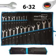 Звездогаечни ключове KrafT от 6мм до 32мм 22 броя - Тресчотни