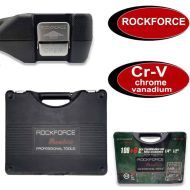 Комплект инструменти Rock FORCE premium с куфар: 108 части+6 бонус