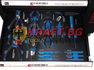 Шкаф - количка с инструменти EverForce със 7 чекмеджета