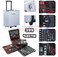 Куфар с ръчни инструменти KraFT - 399 части