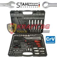 Куфар с инструменти Stan Mayer 216 части (гедоре) - Хром Ванадиева Стомана