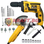 Ударна Бормашина и Ъглошлайф 910W Vermark Starke