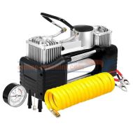 Компресор За Помпане На Гуми - Двубутален Двуцилиндров 12V 20A