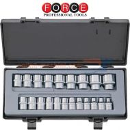 Вложки дванадесетостенни инчови Force 1/2" -19 броя