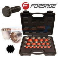 Вложки комплект 12 SPLINE 12-стенни Forsage F-4194-9