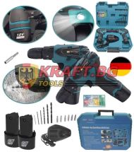 2 броя  Винтоверти 18V + Накрайници + Челник