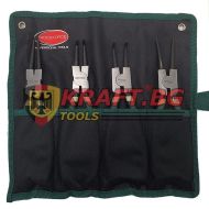Комплект Зегер Клещи 230mm за Вътрешни и Външни Зегерки - Rock Force