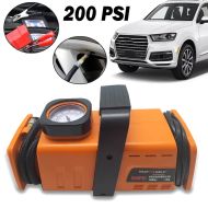 Компресор за помпане на гуми - Авто компресор за въздух 12V/220V