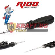 Отвертка с битове 20 части Rico Professional