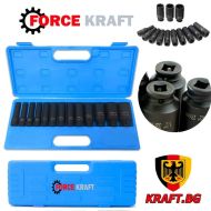 Ударни Вложки 1/2" - 13 броя Force KrafT