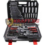 Куфар с Инструменти 216 части + Ключове Force KrafT - Гедоре