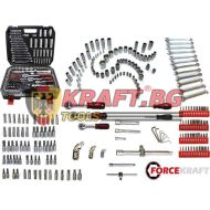 Куфар с Инструменти 216 части + Ключове Force KrafT - Гедоре