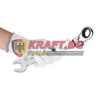 Звездогаечни ключове с тресчотка - KrafT Royal 22 части 6 - 32 мм с Чупещо Рамо