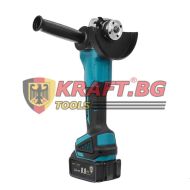Ъглошлайф KrafT - Мощен Флекс 36V - 125mm + 2 Батерии + Зарядно