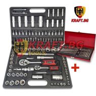Куфар с Инструменти 108 части - Гедоре KrafT Royal + Торкс 41 части - Еврейска звезда