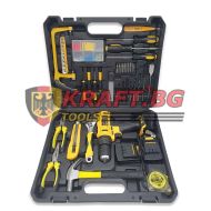 Ударен Винтоверт KrafT RoyaL 36V + 111 части + 2 батерии + Зарядно + LED Фенер