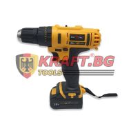 Ударен Винтоверт KrafT RoyaL 36V + 111 части + 2 батерии + Зарядно + LED Фенер