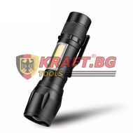 Компактен Акумулаторен LED Фенер с USB кабел в Кутия