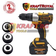 4в1 KrafT RoyaL Комплект Акумулаторни Безчеткови Машини 36V