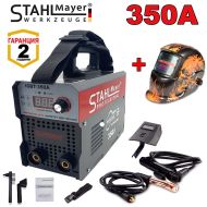 Инверторен Електрожен 350А Заваръчен апарат Stahl Mayer + Шлем