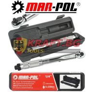 КЛЮЧ ДИНАМОМЕТРИЧЕН 1/4" 5 - 25 NM MAR-POL