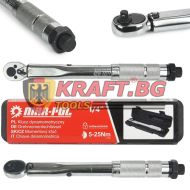 КЛЮЧ ДИНАМОМЕТРИЧЕН 1/4" 5 - 25 NM MAR-POL