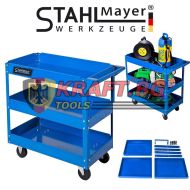 КОЛИЧКА ЗА ИНСТРУМЕНТИ С ТРИ РАФТА STAHLMAYER