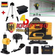 4D Лазерен Нивелир KrafT RoyaL с 16 линии - самонивелиращ се - зелен лазер