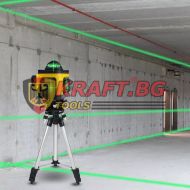 4D Лазерен Нивелир KrafT RoyaL с 16 линии - самонивелиращ се - зелен лазер