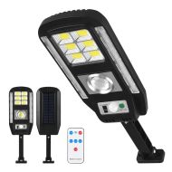 Соларна лампа със 89 COB LED диода с 3 режима, сензор за движение и фотоклетка, дистанционно