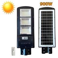 LED соларна улична лампа 900W Сензор за движение + Дистанционно