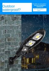 СОЛАРНА LED ЛАМПА 750W СЪС СТОЙКА И ДИСТАНЦИОННО