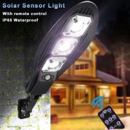 СОЛАРНА LED ЛАМПА 750W СЪС СТОЙКА И ДИСТАНЦИОННО