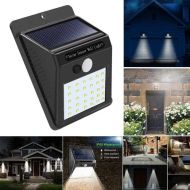 4 броя СОЛАРНИ LED ЛАМПИ СЪС СЕНЗОР ЗА ДВИЖЕНИЕ 40 LED