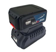 Акумулаторна Лепачка за ППР тръби KrafT - Поялник с Батерия, Зарядно + 5 накрайника Ф20 - Ф50