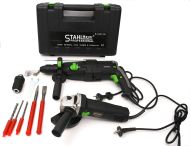 КОМПЛЕКТ ОТ ПЕРФОРАТОР И ЪГЛОШЛАЙФ 1600W STAHLMAYER