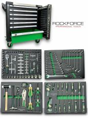 Професионален шкаф с инструменти RockForce 172 части