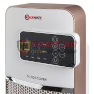 Вентилаторна печка с керамичен  нагревател 2000W FORCEKRAFT с дисплей и дистанционно