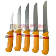 Комплект професионални месарски ножове  , 5 броя STAHLMAYER Exclusive  + подарък