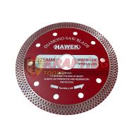 Диамантен диск за сухо и мокро  рязане HAWEK-PREMIUM  125, 125х22.23mm
