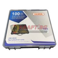 Професионален комплект свредла за метал HAWEK – 100 части
