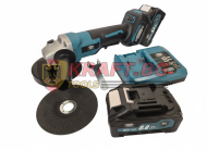Акумулаторен Ъглошлайф KrafT 36V – 125 mm + 2 Батерии + Зарядно + Куфар